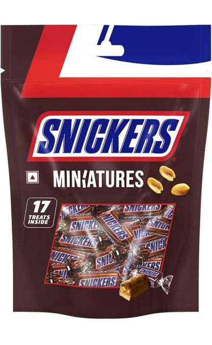 Snickers Miniatures Chocolate Pouch