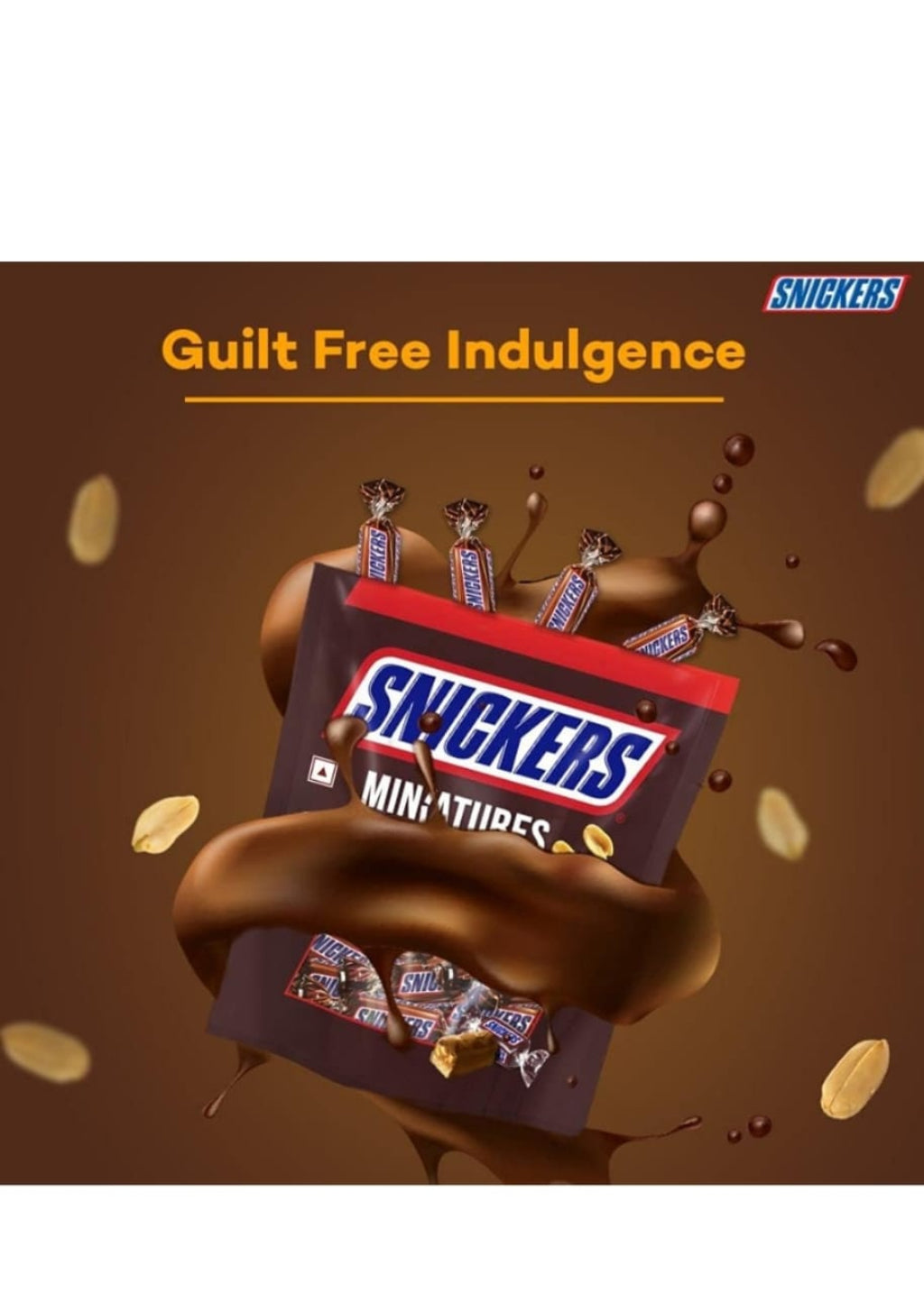 Snickers Miniatures Chocolate Pouch